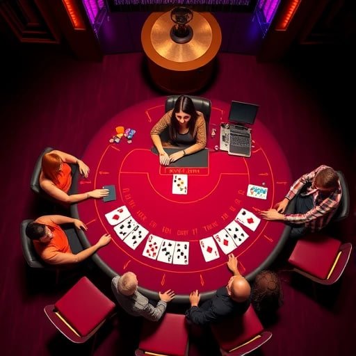 Tampilan grid kartu Bingo dengan angka dan sistem penandaan otomatis